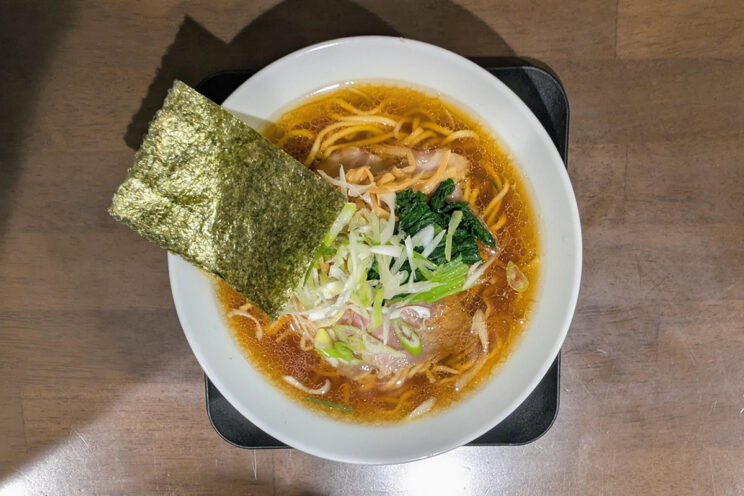 『三つ由』のラーメン「中華そば」
